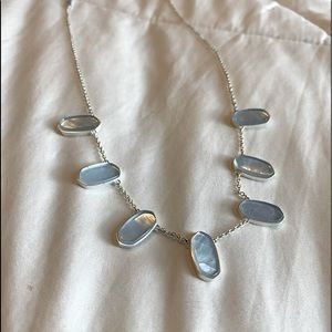 Kendra Scott baby blue necklace